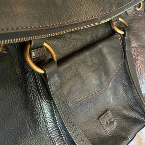 Dooney & Bourke Black Leather Shoulder Bag - Picture 6 of 13